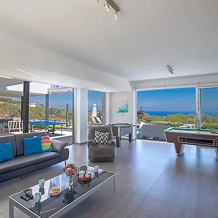 فندق Prcv614, Luxury 6bdr Protaras With Pool And Panoramic Sea Views أيا نابا