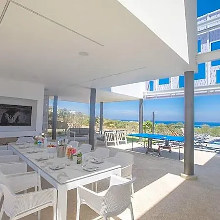 Prcv614, Luxury 6bdr Protaras With Pool And Panoramic Sea Views