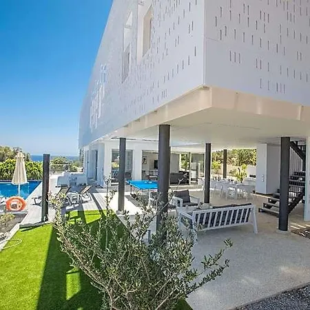 Prcv614, Luxury 6bdr Protaras With Pool And Panoramic Sea Views فندق